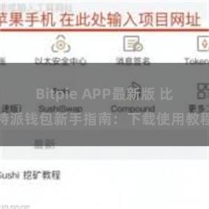 Bitpie APP最新版 比特派钱包新手指南：下载使用教程