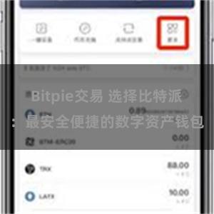 Bitpie交易 选择比特派：最安全便捷的数字资产钱包