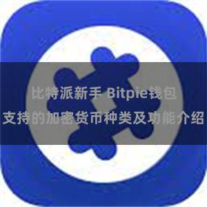 比特派新手 Bitpie钱包支持的加密货币种类及功能介绍