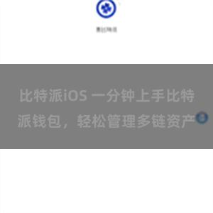 比特派iOS 一分钟上手比特派钱包，轻松管理多链资产