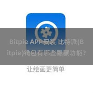 Bitpie APP安装 比特派(Bitpie)钱包有哪些隐藏功能？