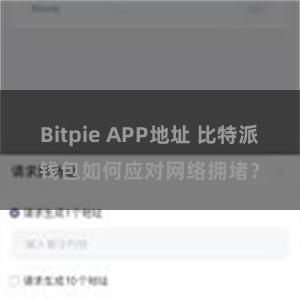 Bitpie APP地址 比特派钱包如何应对网络拥堵？