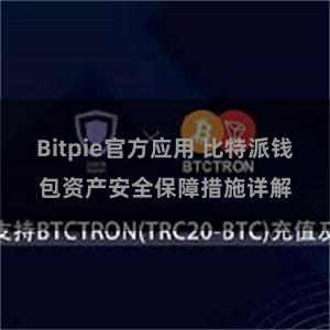 Bitpie官方应用 比特派钱包资产安全保障措施详解