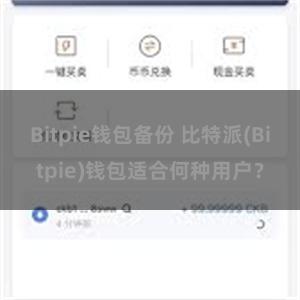 Bitpie钱包备份 比特派(Bitpie)钱包适合何种用户？