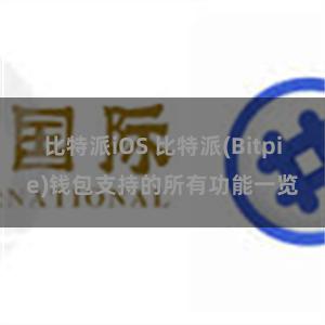 比特派iOS 比特派(Bitpie)钱包支持的所有功能一览