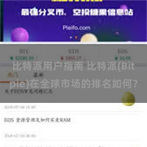 比特派用户指南 比特派(Bitpie)在全球市场的排名如何？