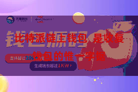 比特派链上钱包 是收复钱包的惟一字据