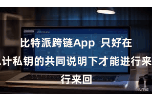 比特派跨链App  只好在总计私钥的共同说明下才能进行来回