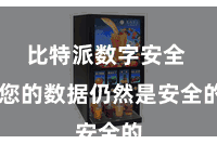 比特派数字安全 您的数据仍然是安全的