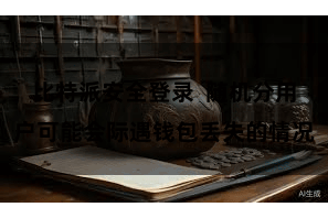 比特派安全登录  随机分用户可能会际遇钱包丢失的情况